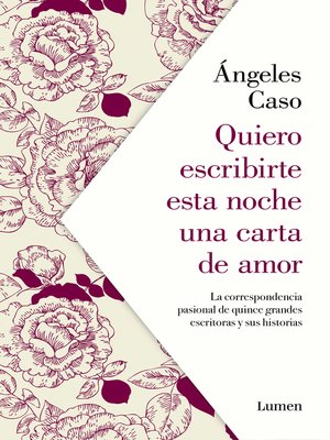 cover image of Quiero escribirte esta noche una carta de amor